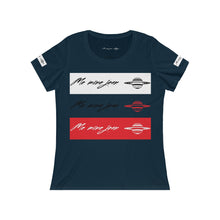 Woman Me Mine  jean logo Scoop Neck Tee