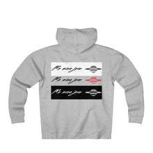 Unisex Me Mine Jean Logo Fleece Zip Hoodie