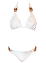 Tina Halter Top & Skimpy Bottom - White