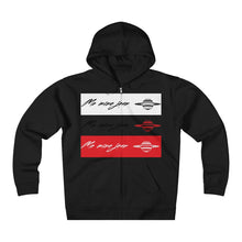 Unisex Me Mine Jean logo Fleece Zip Hoodie