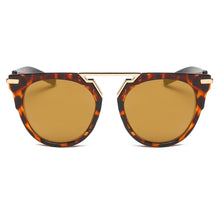 - Unisex Fashion Brow-Bar Round Sunglasses