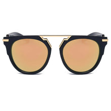 - Unisex Fashion Brow-Bar Round Sunglasses
