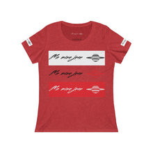 Woman Me Mine  jean logo Scoop Neck Tee