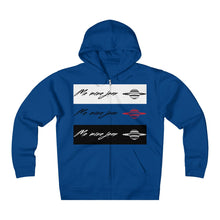 Unisex Me Mine Jean Logo Fleece Zip Hoodie