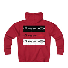 Unisex Me Mine Jean logo Fleece Zip Hoodie
