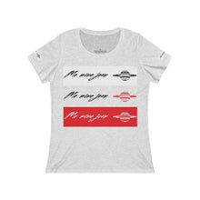 Woman Me Mine  jean logo Scoop Neck Tee