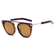- Unisex Fashion Brow-Bar Round Sunglasses