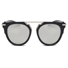 - Unisex Fashion Brow-Bar Round Sunglasses
