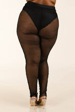 Panty Lined Mesh Leggings
