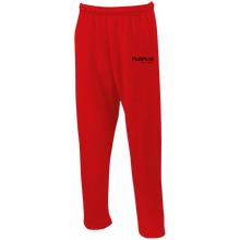 Open Bottom Sweatpants with Pockets