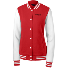 Women's Fleece Letterman Jacket