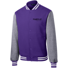 MeMine Fleece Letterman Jacket