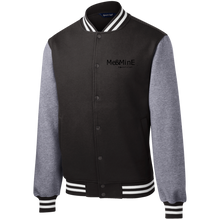 MeMine Fleece Letterman Jacket