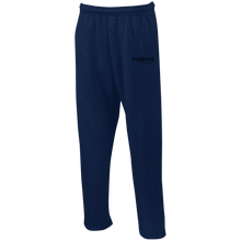 Open Bottom Sweatpants with Pockets