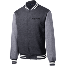 MeMine Fleece Letterman Jacket