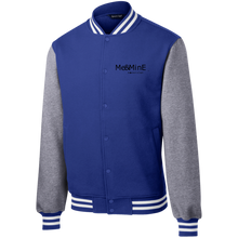 MeMine Fleece Letterman Jacket
