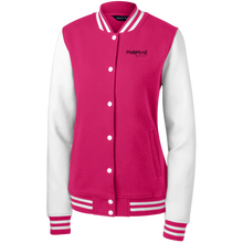 Women's Fleece Letterman Jacket