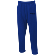 Open Bottom Sweatpants with Pockets