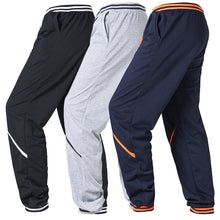Men Cotton Flat Loose Fit Casual Joggers Full Length Sweatpants