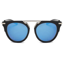 - Unisex Fashion Brow-Bar Round Sunglasses