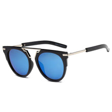 - Unisex Fashion Brow-Bar Round Sunglasses