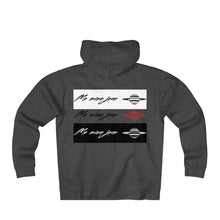 Unisex Me Mine Jean Logo Fleece Zip Hoodie