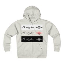 Unisex Me Mine Jean Logo Fleece Zip Hoodie