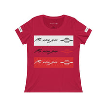 Woman Me Mine  jean logo Scoop Neck Tee