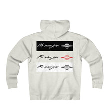 Unisex Me Mine Jean logo Fleece Zip Hoodie