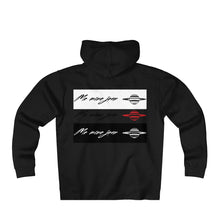 Unisex Me Mine Jean Logo Fleece Zip Hoodie