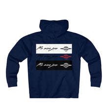 Unisex Me Mine Jean Logo Fleece Zip Hoodie