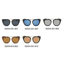 - Unisex Fashion Brow-Bar Round Sunglasses