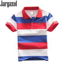 Jargazol Kids Solid Polo Shirt Toddler Boy Tops Summer Boys Short Sleeve Shirt Baby Children Costume Camisa Aports Polo Outfits