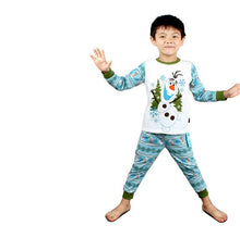 New kids Frozen anna elsa princess Series pajamas sets Baby girls boys clothes pijamas cartoon long sleeve Tshirt+Pants 2pcs/set