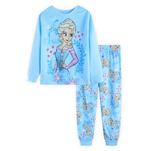 New kids Frozen anna elsa princess Series pajamas sets Baby girls boys clothes pijamas cartoon long sleeve Tshirt+Pants 2pcs/set