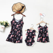 tank mother daughter dresses floral overall pants family look mommy and me matching clothes outfits mom mum mama and baby dress