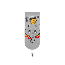Disney 1pair Lion King Simba/Wild Boar/Aladdin Lamp God/Dumbo Socks Harajuku cartoon Print Funny sock spring short Sock