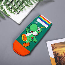 Disney 1pair Lion King Simba/Wild Boar/Aladdin Lamp God/Dumbo Socks Harajuku cartoon Print Funny sock spring short Sock