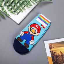 Disney 1pair Lion King Simba/Wild Boar/Aladdin Lamp God/Dumbo Socks Harajuku cartoon Print Funny sock spring short Sock