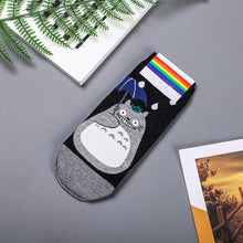 Disney 1pair Lion King Simba/Wild Boar/Aladdin Lamp God/Dumbo Socks Harajuku cartoon Print Funny sock spring short Sock