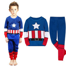 kid Boy Superhero Hulk Captain Spiderman Pajamas Set Children Avengers Ironman Cartoon Sleepwear Child Cosplay Halloween Costume