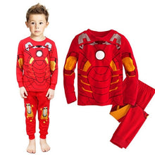 kid Boy Superhero Hulk Captain Spiderman Pajamas Set Children Avengers Ironman Cartoon Sleepwear Child Cosplay Halloween Costume
