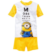 Kids Boys Girls Clothes Baby Pajamas Summer Short Sleeved Set Cartoon Spiderman Minnie Lackey Children's Sleepwear
