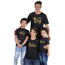 Family Matching Outfits Family Look Mommy and Me Clothes Father Mother Daughter Son T Shirts Dad Baby Boy Kids Crown Tees  Tops