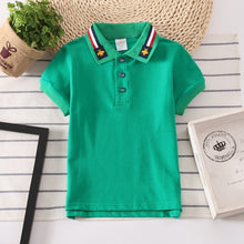 Boys Polo Shirts Short Sleeve Kids Shirt for Boys Collar Tops Tees Fashion Baby Boys Girls Shirts 2-16 Years Child Clothes