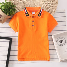 Boys Polo Shirts Short Sleeve Kids Shirt for Boys Collar Tops Tees Fashion Baby Boys Girls Shirts 2-16 Years Child Clothes