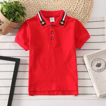 Boys Polo Shirts Short Sleeve Kids Shirt for Boys Collar Tops Tees Fashion Baby Boys Girls Shirts 2-16 Years Child Clothes