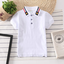 Boys Polo Shirts Short Sleeve Kids Shirt for Boys Collar Tops Tees Fashion Baby Boys Girls Shirts 2-16 Years Child Clothes