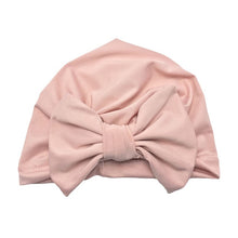 Baby Headband Hat Bowknot Print Cotton Stretchy Turban Headband Infant Head Wrap Beanie Hat Girls Headwear Baby Hair Accessories