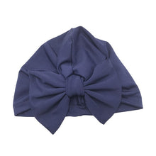 Baby Headband Hat Bowknot Print Cotton Stretchy Turban Headband Infant Head Wrap Beanie Hat Girls Headwear Baby Hair Accessories
